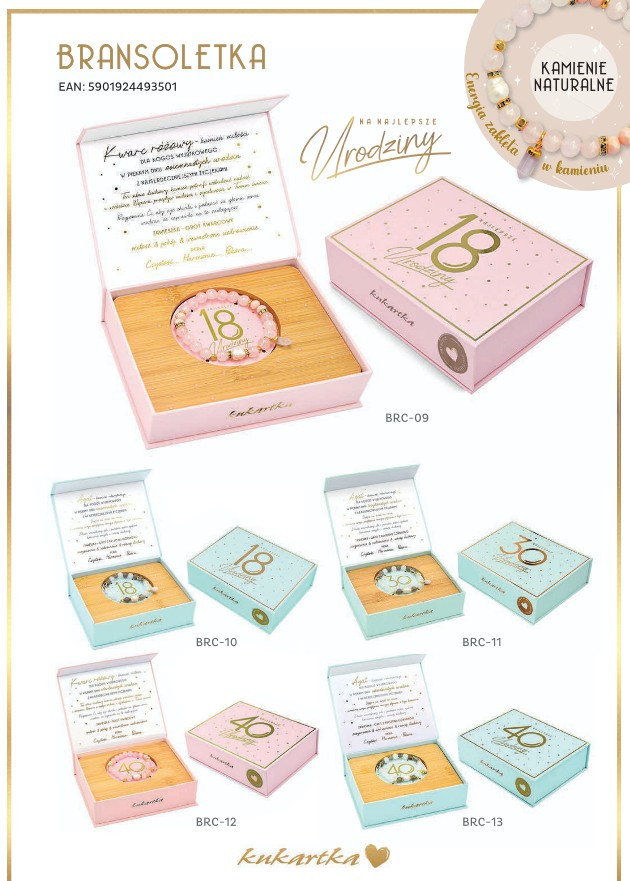 Bransoletka BRC-09 na 18 urodziny Passion Cards